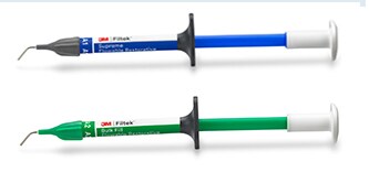 3M™ Filtek™ Supreme Flowable Restorative and 3M™ Filtek™ Bulk Fill Flowable Restorative syringes
